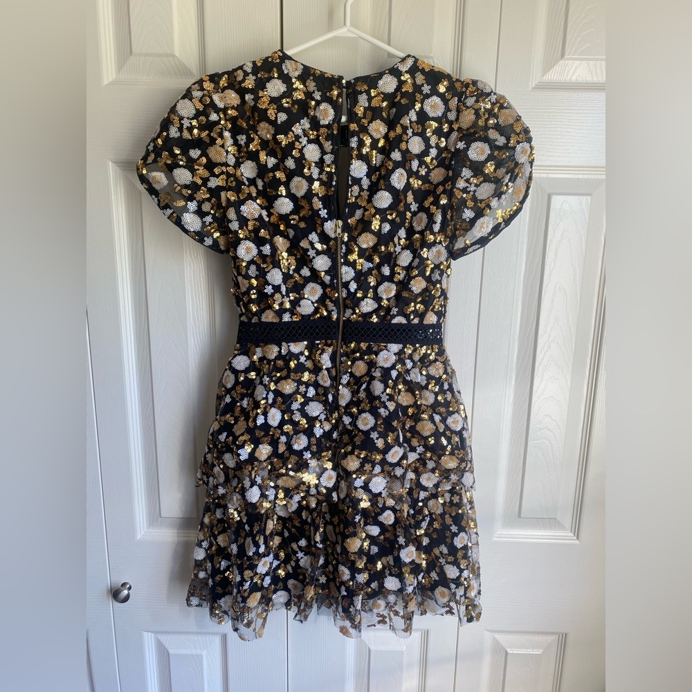 New Self-Portrait Sequined Mini Dress - Picture 8 of 14